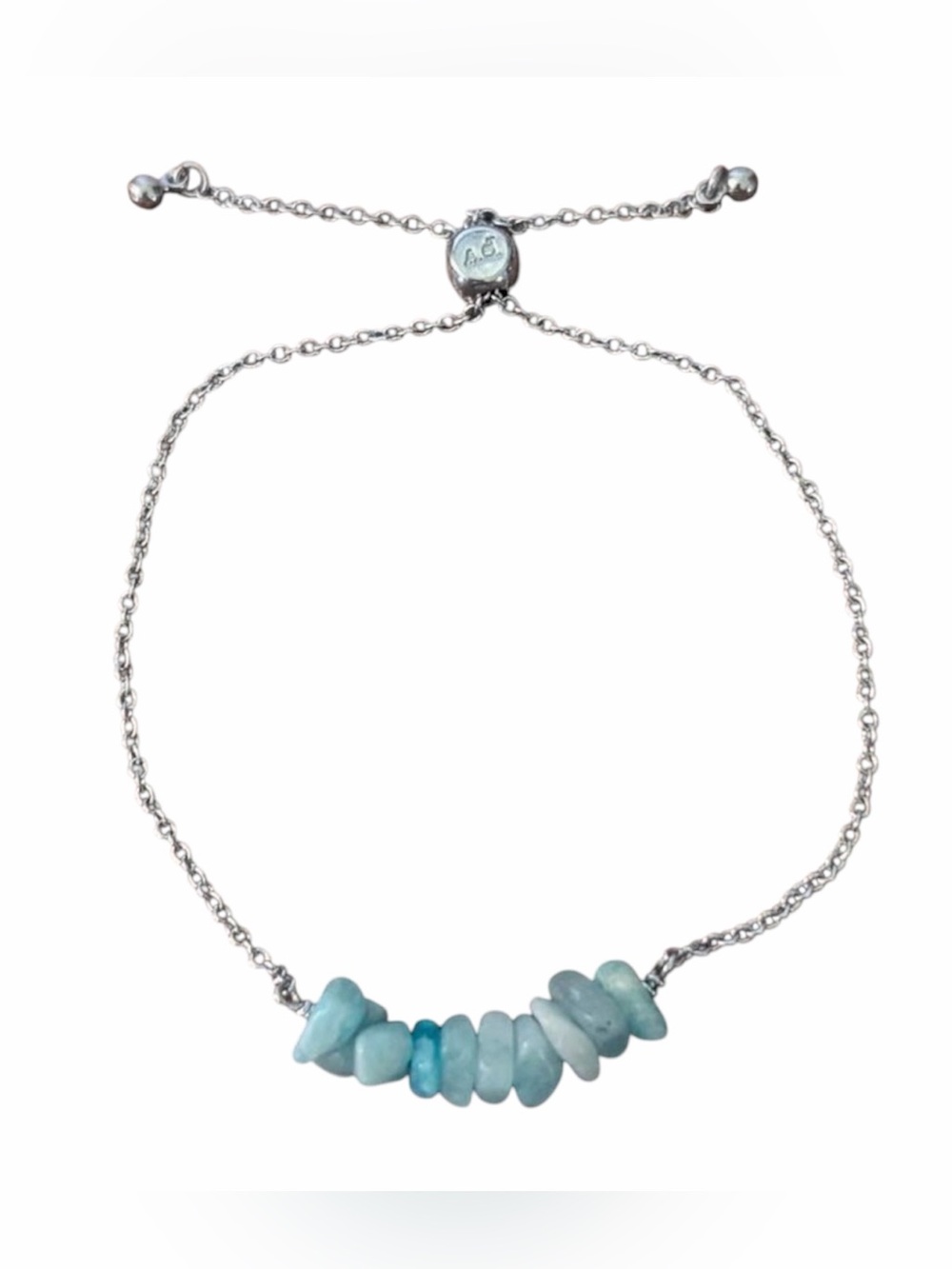Pura Vida Amazonite Adjustable Slider Bracelet